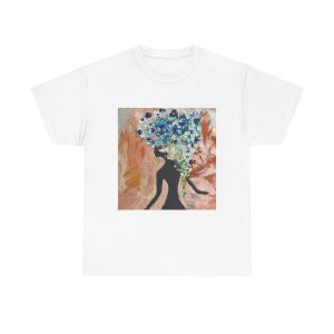 Artistic Floral Feminine Tee – Unisex Heavy Cotton Shirt