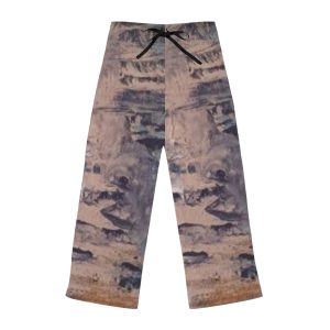 Cosy Abstract Marble Print Women’s Pajama Pants for Relaxation & Sleep