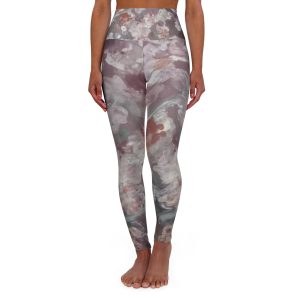 Artistic High Waisted Yoga Leggings | Stylish Activewear for Comfort & Performance