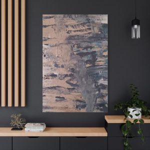 Abstract Wall Art Canvas – Modern Stretched Matte Canvas for Home Decor