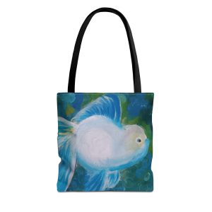 Whimsical Fish Tote Bag – Fun, Artistic Eco-Friendly Carryall for Ocean Lovers