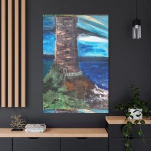 Seascape Canvas Art – Coastal Lighthouse Wall Decor – 1.25″ Stretched