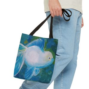 Whimsical Fish Tote Bag – Fun, Artistic Eco-Friendly Carryall for Ocean Lovers