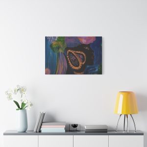 Black Woman Canvas Art – Colorful Abstract Wall Decor