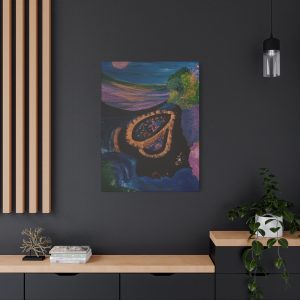 Black Woman Canvas Art – Colorful Abstract Wall Decor