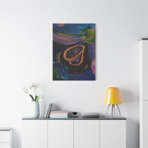 Black Woman Canvas Art – Colorful Abstract Wall Decor