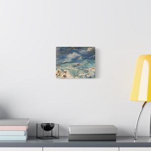 Ocean Waves Matte Canvas Art – Stretched Wall Decor