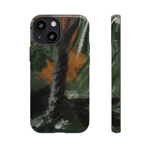 Nature Inspired Tough Phone Case, Artistic Durable Phone Cover, Eco-Friendly Abstract Design, Perfect Gift for Nature Lovers, Fall Vibes