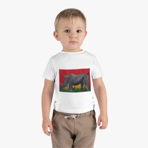 Wildlife Art Infant Tee, Cute Baby Shirt, Animal Lover Gift, Nature-Inspired Kids Clothing, Toddler Outfit, Unique Baby Apparel